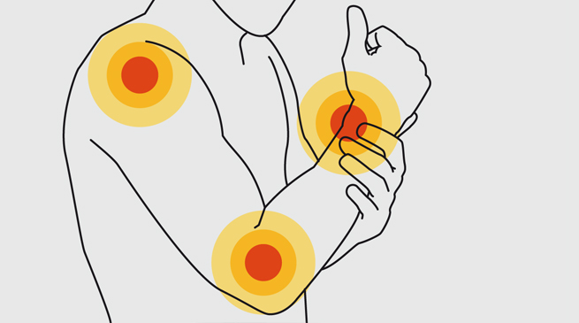 GOODBYE TO MUSCULAR PAIN AND TENDINITIS